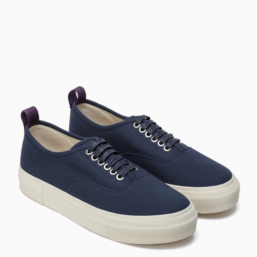 Eytys Mother Canvas Sneakers - Navy Blue